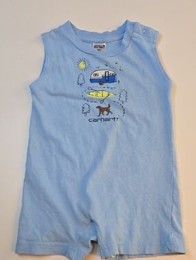 Carhartt Light Blue Romper